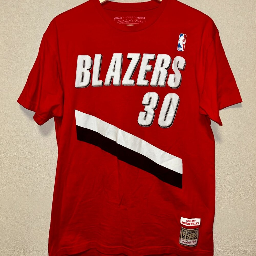 Mitchell & Ness Hardwood Classic Trailblazers Rasheed Wallace T-Shirt Jersey